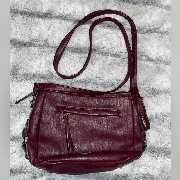 Multi-Zipper Crossbody purse - Picture 2 of 7